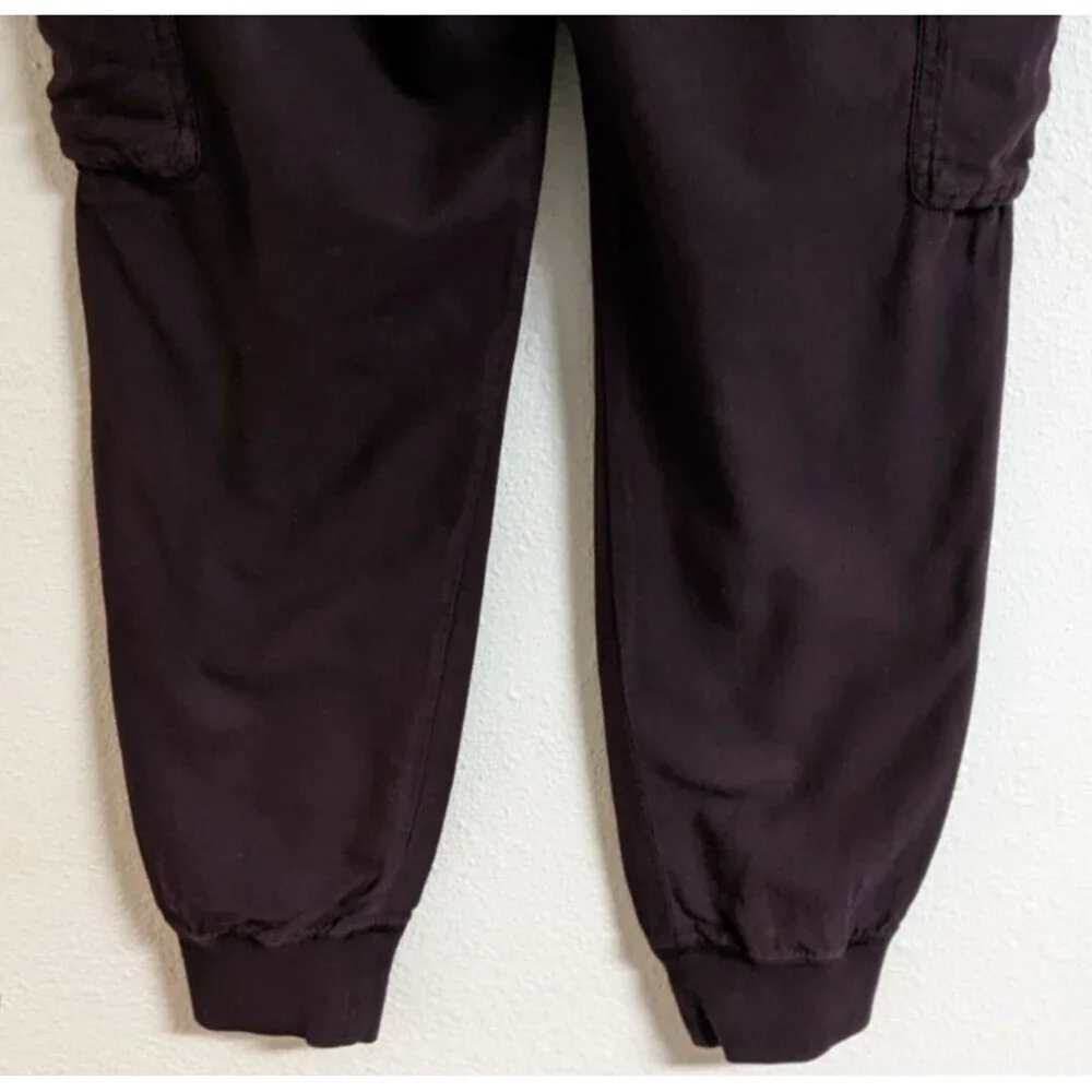 Aritzia COMMUNITY Cebu Cotton Eggplant Purple Colored Joggers Pants M